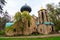 Transfiguration church build in 1903 in Natalyevka estate complex in Kharkiv region, Ukraine