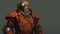 Transfixing Marine Scenes: An Orange Man In Warforged Form