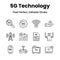 Transform your projects with our 5G network icons Add a touch of sophistication
