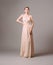 Transformer dress idea for an event. Bridesmaid\'s dresses. Elegant moscato dress. Beautiful pink chiffon evening gown.