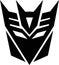 Transformers Movie symbol icon logo face robot clipart image