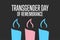 Transgender Day of Remembrance. November 20. Holiday concept. Template for background, banner, card, poster with text