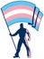 Transgender Pride Flag Bearer