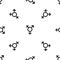 Transgender sign pattern seamless black