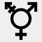 transgender symbol . Vector