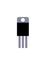 Transistor electronic component on a white background