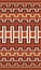 Transitional blanket of Navajo Navaho. Copy of real blanket with realistic proportions. Navajo style geometric textile pattern.