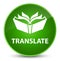 Translate elegant green round button