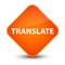 Translate elegant orange diamond button