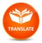 Translate elegant orange round button