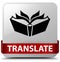 Translate white square button red ribbon in middle