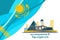 Translation: December 16, Independence day. Independence day of Kazakhstan vector illustration.