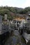 Translation: `Japanese cemetery` around Hizen-Yamaguchi station, Japan