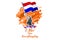 Translation: May 5, Liberation Day. Liberation Day Bevrijdingsdag of Netherland