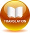 Translation web button golden color