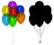 Translucent Balloons Isolated