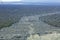 Transmission Power Lines Stretching Across Desert