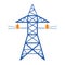 Transmission tower or electricity pylon
