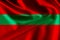 Transnistria realistic flag illustration.