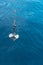 Transparency measurement with secchi disk in the ocean