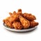 Transparency And Opacity: A Lively Group Composition Of Fried Chicken With Fresh Sage