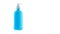 transparent alcohol gel in plastic big bottle with white pump in white background