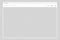 Transparent browser window. Website mockup frame. Editable template of computer browser. Empty desktop dsreen layout. Thin web