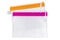 Transparent clear Plastic PVC ideally used as cosmetic bag, stat