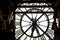 Transparent dial of the watch station Orsay. Paris, France.