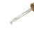 Transparent dropper with liquid on a white background, isolated