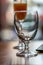 Transparent Empty Glass Goblet For Beverage Drinking