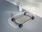 Transparent ev car or electric vehicle plug in with recharging station