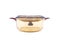 Transparent Glass Saucepan With Lid Over White Background