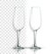Transparent Glass Vector. Brandy Blank. Empty Clear Glass Cup. For Water, Drink, Wine, Alcohol, Juice, Cocktail