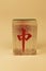 Transparent large red dragon mahjong tile