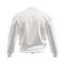 A transparent mannequin with a Bomber Jacket isolated on a white background