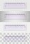 Transparent plastic ruler 10 centimeters