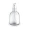 Transparent plastic spray bottle isolated vector