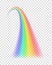 Transparent rainbow. Vector illustration.