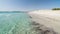 Transparent sea and crystal clear water of Sardinia.