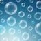 Transparent soap, water bubbles