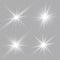 Transparent sunlight lens flare light effect. Star burst with sparkles. Vector illustration