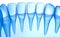 Transparent teeth scan, xray view
