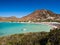 Transparent and turquoise sea in Punta Molentis, Villasimius.