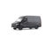 Transport black van car on white background