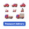 Transport Delivery Web Icons