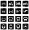 Transport mode icons