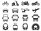 Transport mode icons