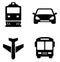 Transport set icons