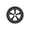 Transport tire icon. Vector illustration, flat design